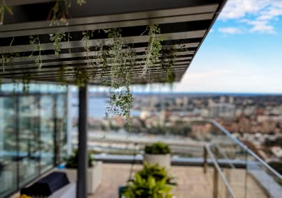 Arbours and Green Columns