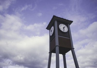 Karaka shopping centre clocktower