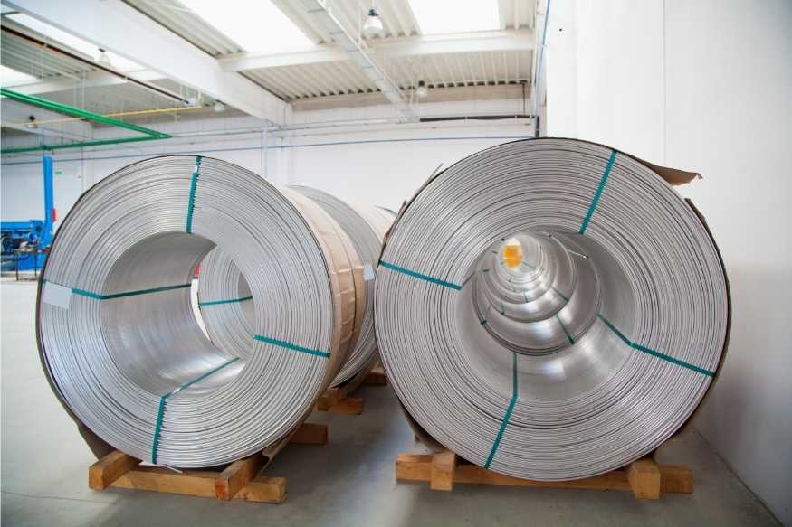 Aluminum Spools used in metal fabrication