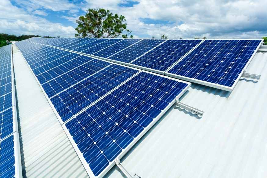 Galvanized steel fixing solar panels