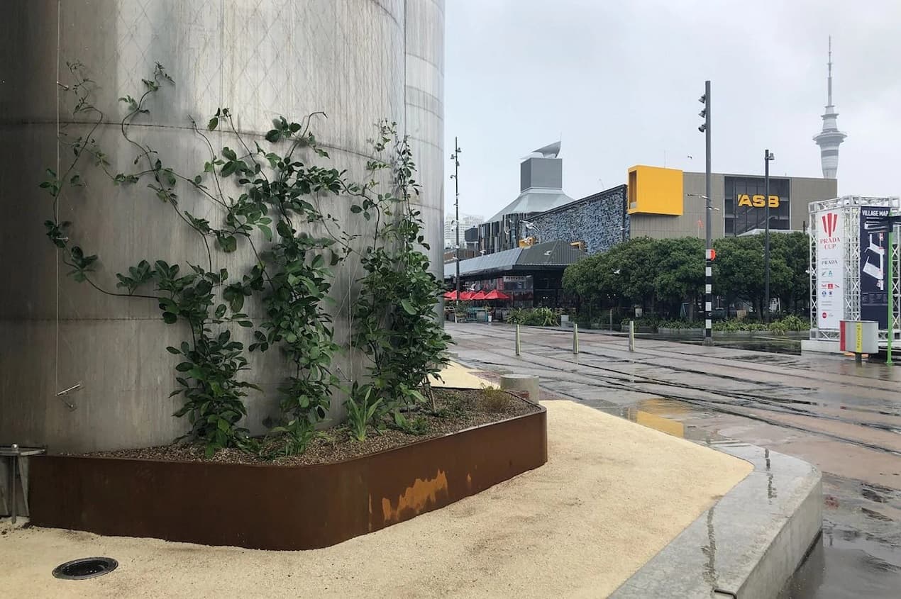 Silo Park Tanks Green Facade