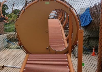 Portrait Auckland Zoo Custom Rotating Tiger Doors