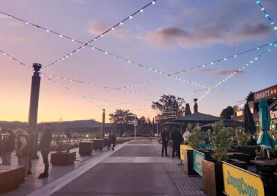 Taupo Town Centre Catenary Lighting System 3